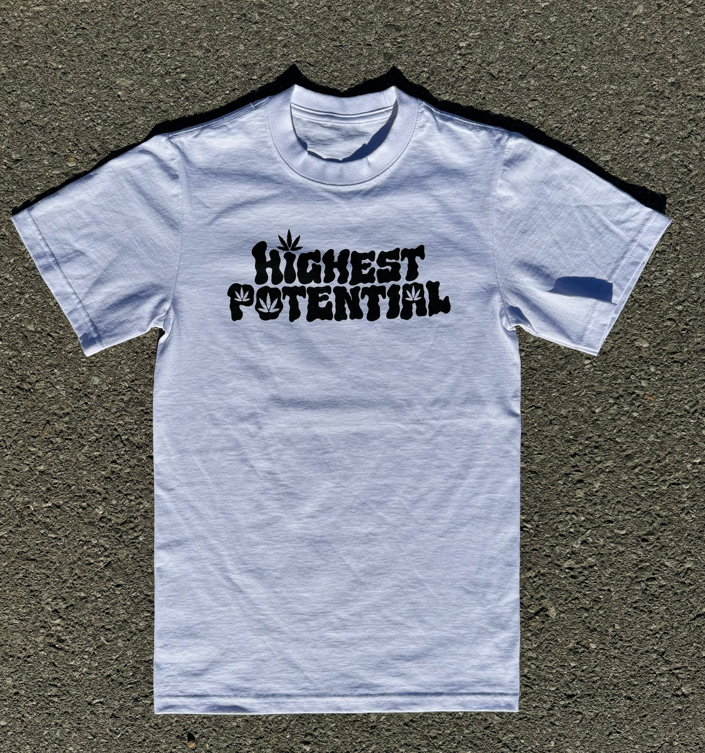 White Highest Potential Tee