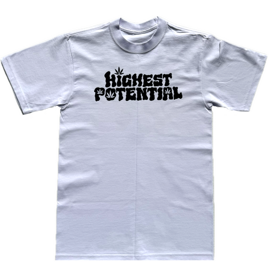 White Highest Potential Tee